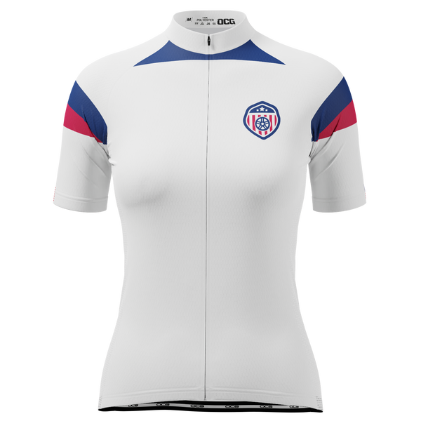 Women's USA Soccer Short Sleeve Cycling Jersey