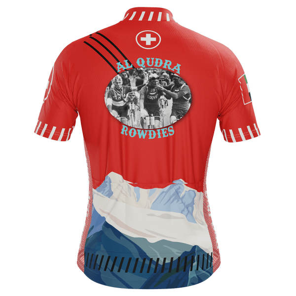 Men's Custom Al Qudra Rowdies Short Sleeve Cycling Jersey