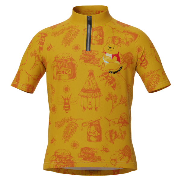 Kid's Winnie The Pooh Oh Bother! Short Sleeve Cycling Jersey