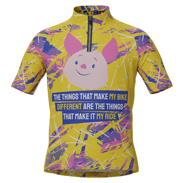 Kid's Piglet's Ride Short Sleeve Cycling Jersey