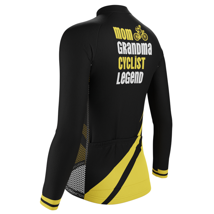 Women's Premium Cycling Jersey Moisture-Wicking & Stylish Black