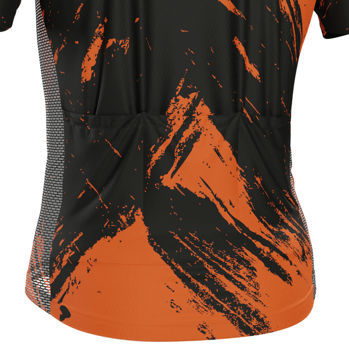 Men's Black Cycling Jersey Premium Comfort & Performance Black