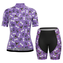Women's Custom Pet Bones Cycling Kit Durable & Personalized