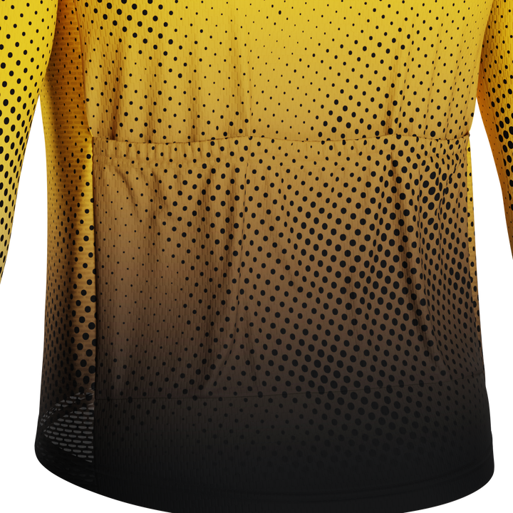 Men's Sloth Cycling Team Jersey Durable Custom Adventure Gear Yellow