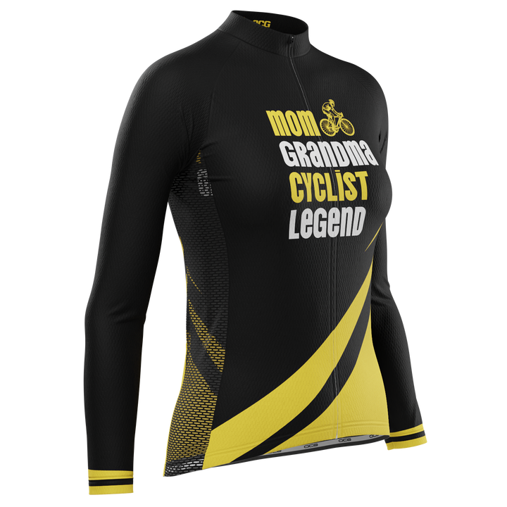 Women's Premium Cycling Jersey Moisture-Wicking & Stylish Black