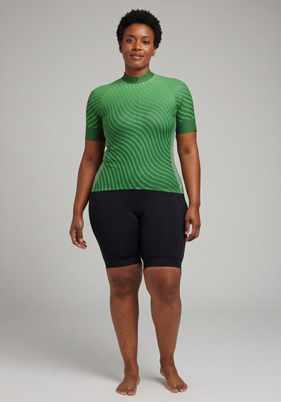 Vixen Womens Four Seasons Spring Short Sleeve Cycling Jersey - front view