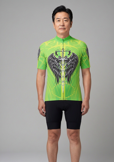 Mens Cycling Is The Best Medicine Short Sleeve Cycling Jersey - front view