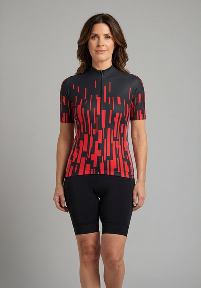 Womens High Road Short Sleeve Cycling Jersey - front view