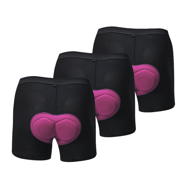 Women's OCG Soft Mesh Gel Padded Cycling Underwear-Shorts Bundle