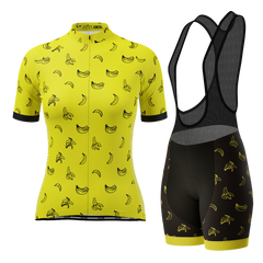 Women's Must Be Bananas 2 Piece Cycling Kit