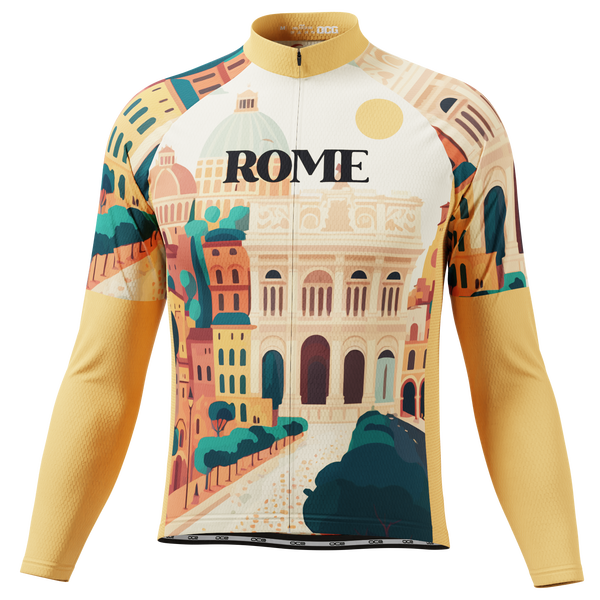 Men's Around The World - Rome Long Sleeve Cycling Jersey