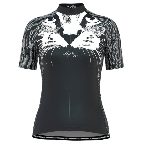 Women's Cat Whiskers Short Sleeve Cycling Jersey