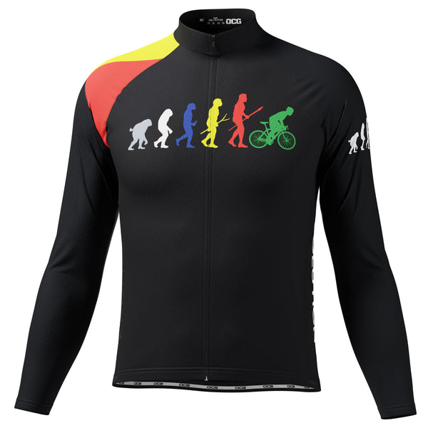 Men's Evolution of Man Long Sleeve Cycling Jersey