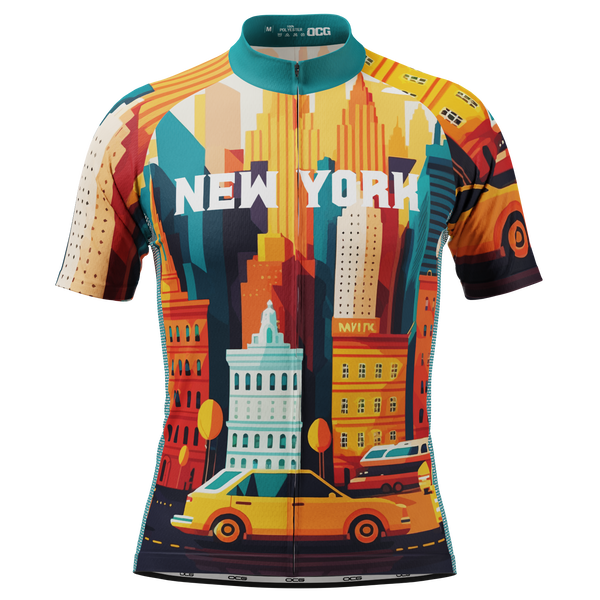 Men's Around The World - New York Short Sleeve Cycling Jersey