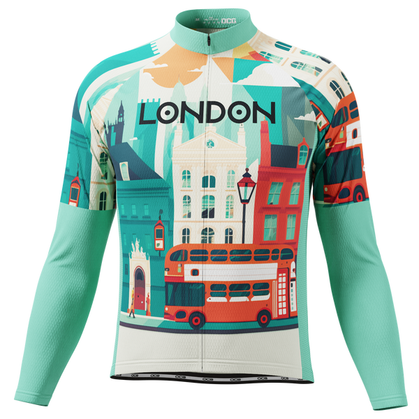 Men's Around The World - London Long Sleeve Cycling Jersey