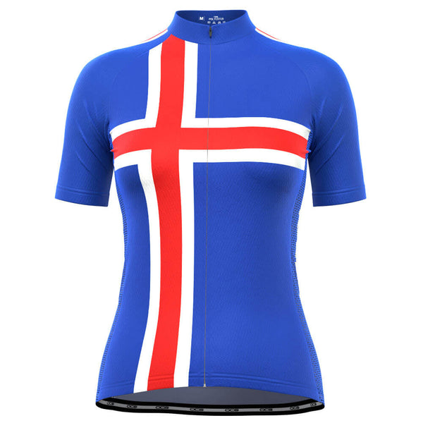 Women's Iceland Flag "Neena" Viking Cycling Jersey