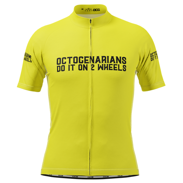 Men's High Viz Octogenarian Short Sleeve Cycling Jersey