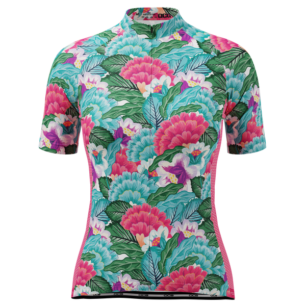 Women's Camelias Short Sleeve Cycling Jersey