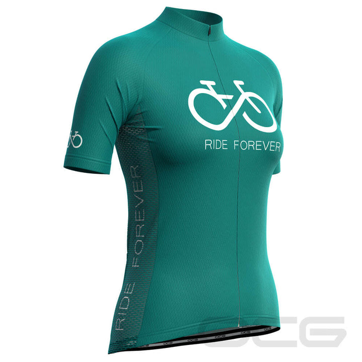 Women's Ride Forever Infinity Short Sleeve Cycling Jersey