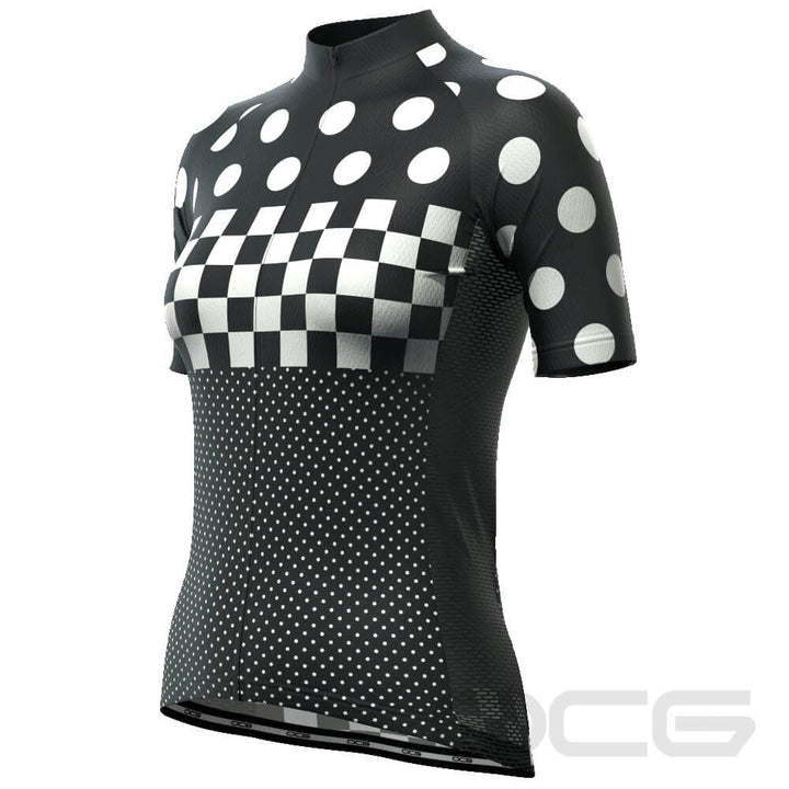 Women's "Nina" Polka Dot Cycling Jersey