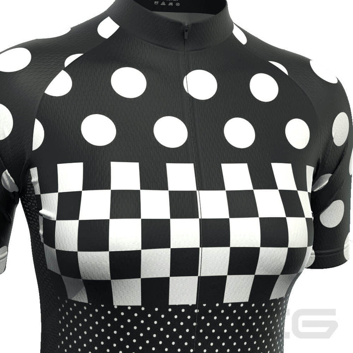 Women's "Nina" Polka Dot Cycling Jersey