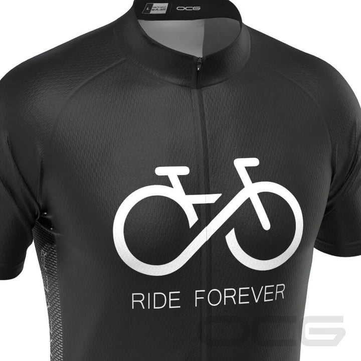 Men's Ride Forever Infinity Short Sleeve Cycling Jersey