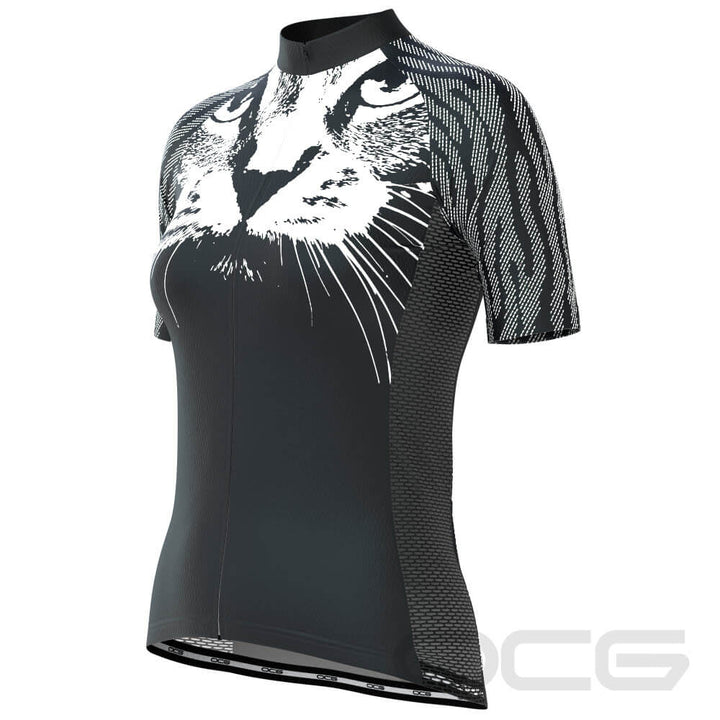 Women's Cat Whiskers Short Sleeve Cycling Jersey