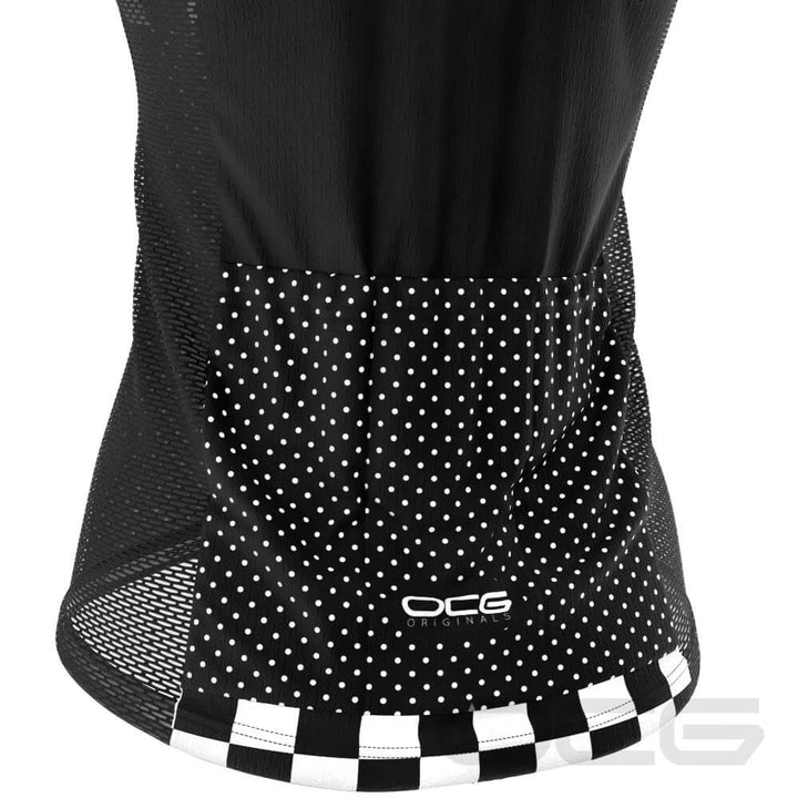 Women's Nina Polka Dot Checkered Sleeveless Cycling Jersey