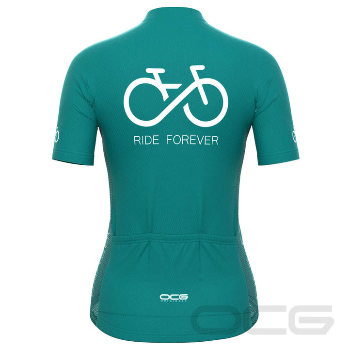 Women's Ride Forever Infinity Short Sleeve Cycling Jersey
