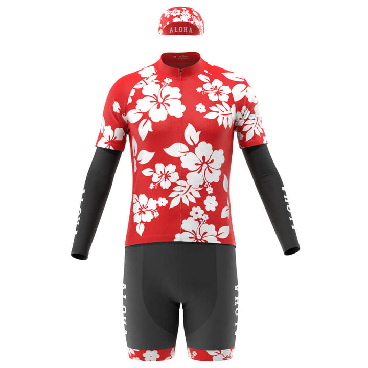 Men's Ultimate Hawaiian Aloha Cycling Kit Bundle