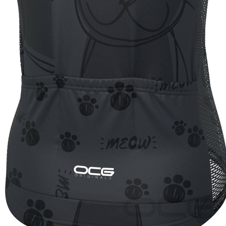 Women's Cat Meow Short Sleeve Cycling Jersey