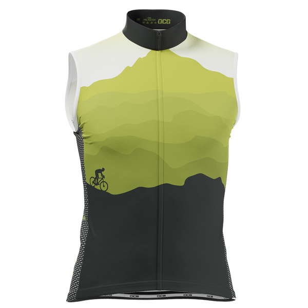 Men's Ride Free Sunset Sleeveless Tech Cycling Jersey