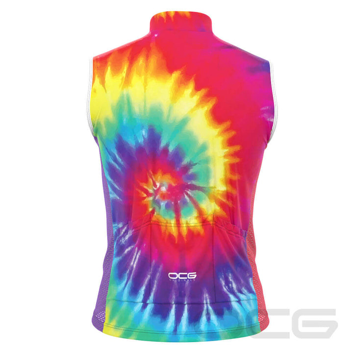 Men's Tie Dye Sleeveless Cycling Jersey