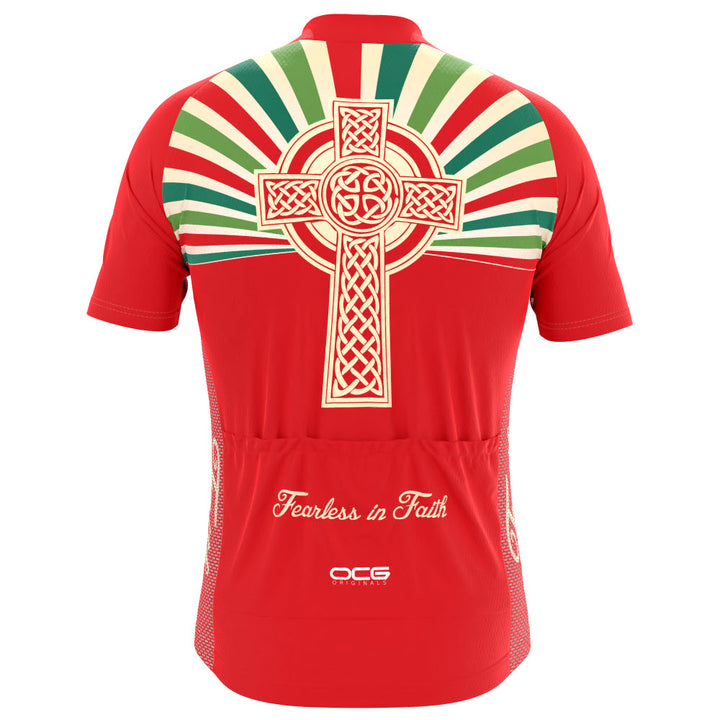 Men's Christian Fearless in Faith Cross Cycling Jersey