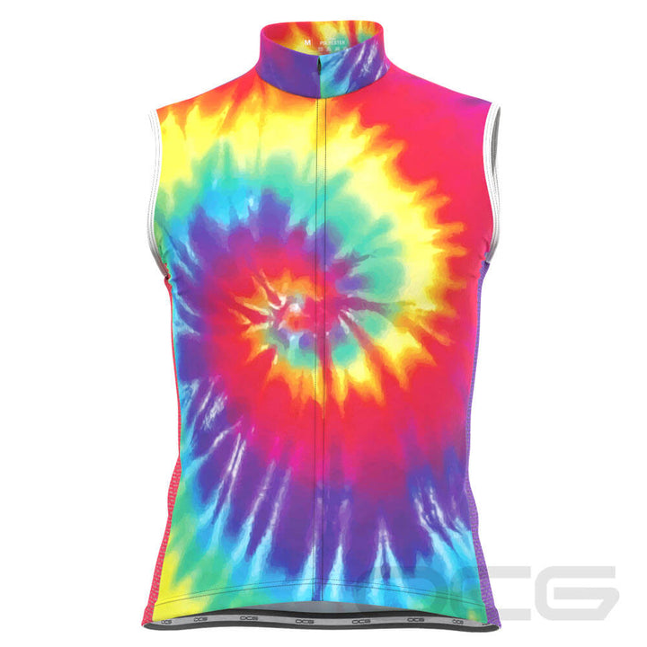 Men's Tie Dye Sleeveless Cycling Jersey