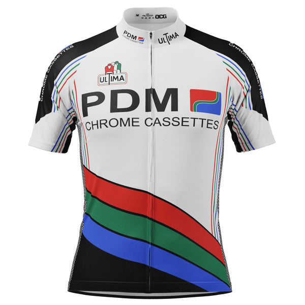 Men's PDM Cassettes Ultima Retro Short Sleeve Cycling Jersey