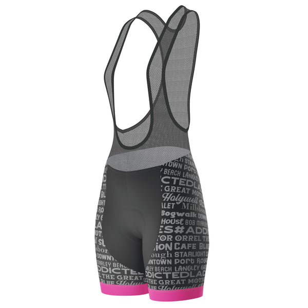 Women's Addicted Ladies Gel Padded Cycling Bib