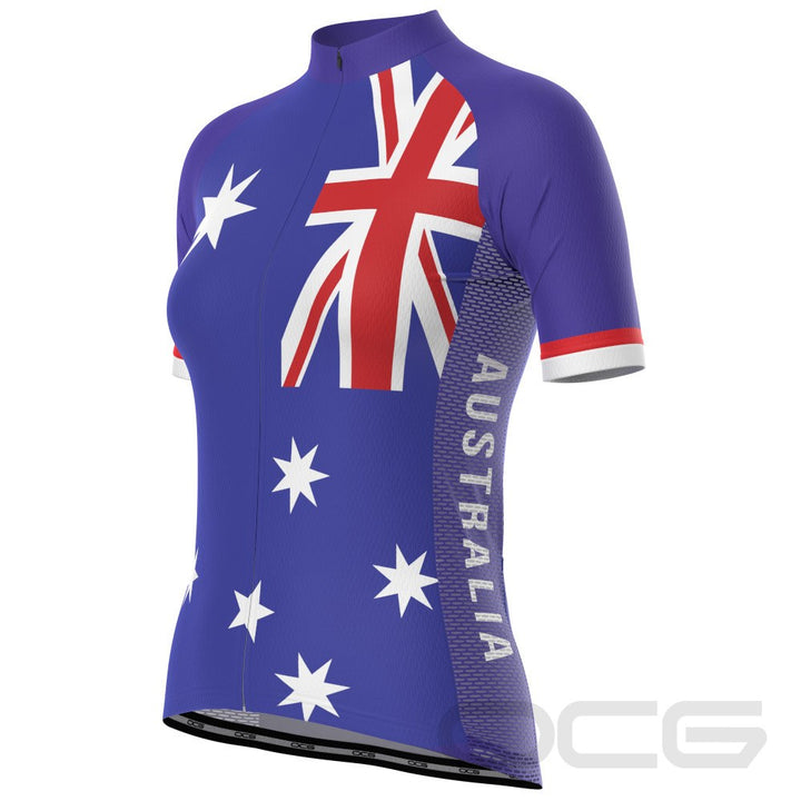 Women's Australia Southern Cross Short Sleeve Cycling Jersey