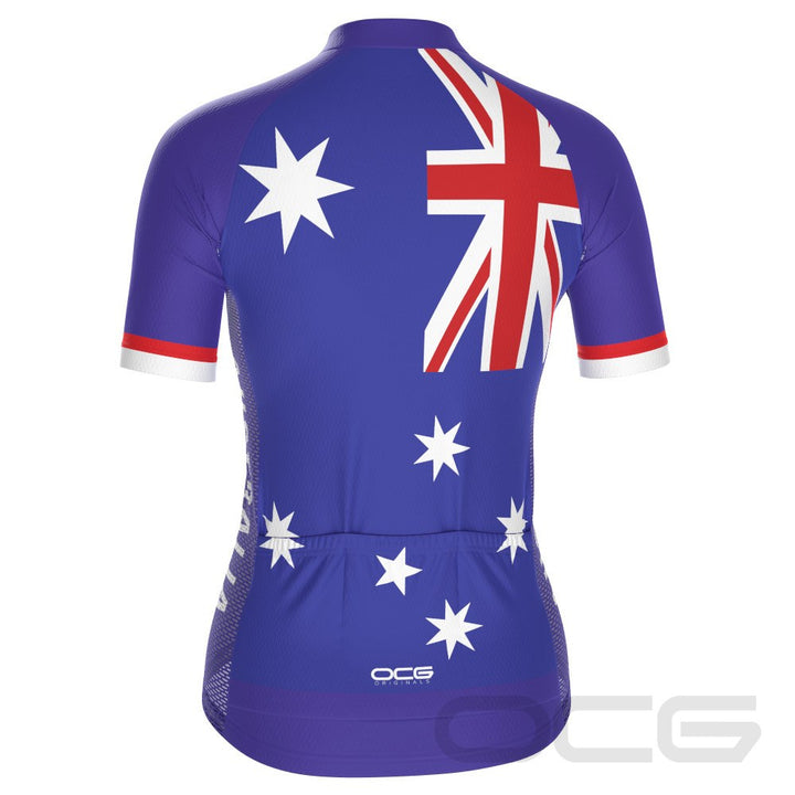 Women's Australia Southern Cross Short Sleeve Cycling Jersey