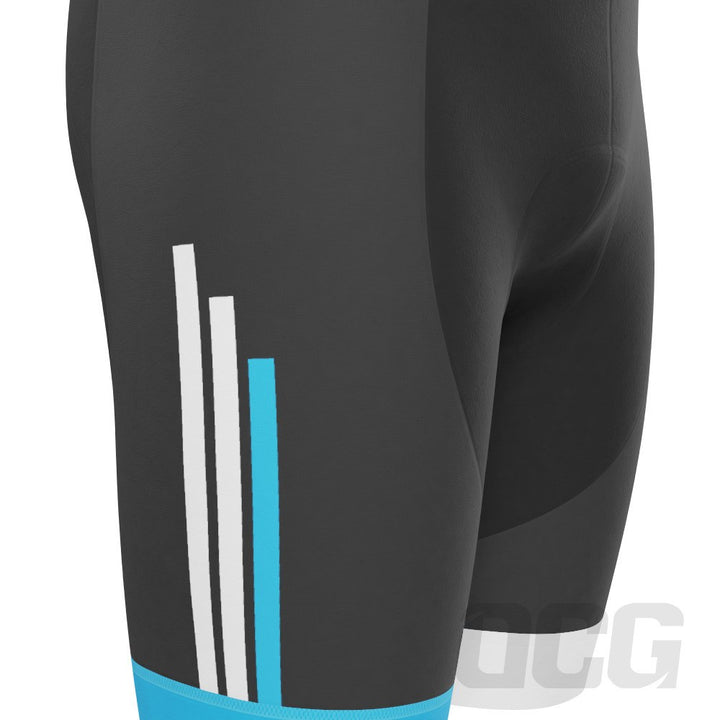 Men's Blue American Stripes Pro-Band Cycling Shorts