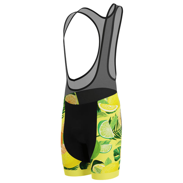 Men's Citrus Explosion Gel Padded Cycling Bib