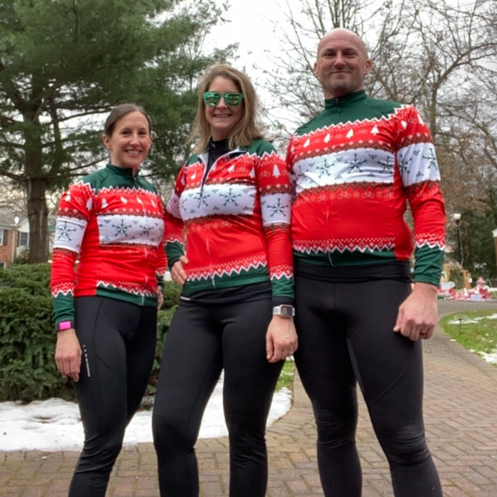Men's Christmas Sweater Pro-Band Cycling Bibs