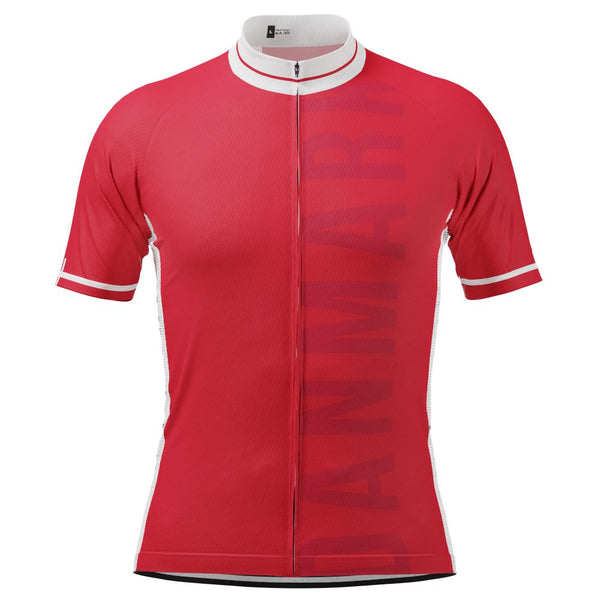 Men's Denmark National Short Sleeve Cycling Jersey