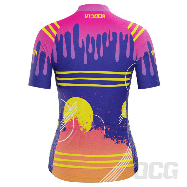 Vixen Women's Drips & Splatters Short Sleeve Cycling Jersey