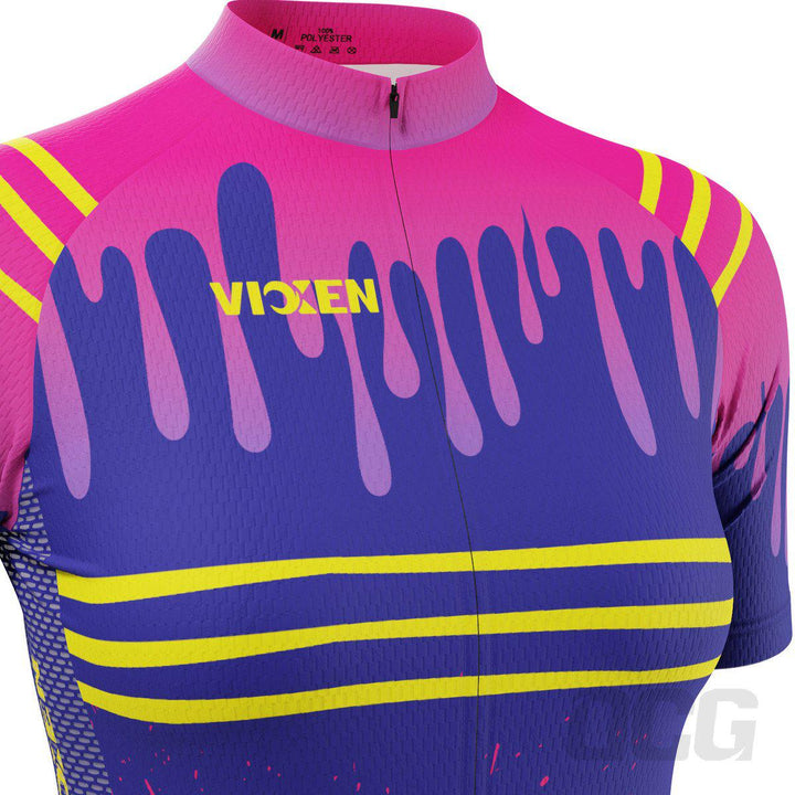 Vixen Women's Drips & Splatters Short Sleeve Cycling Jersey