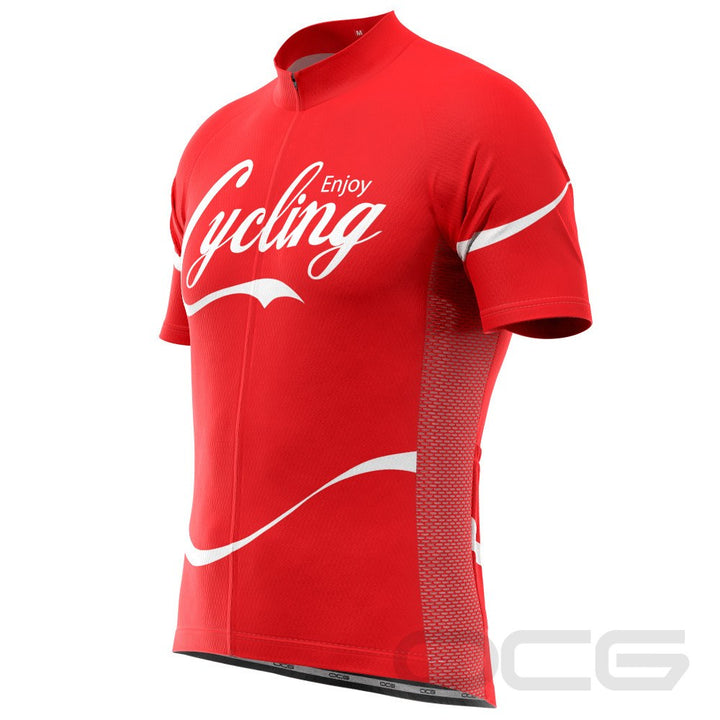 Men's Enjoy Cycling Short Sleeve Cycling Jersey