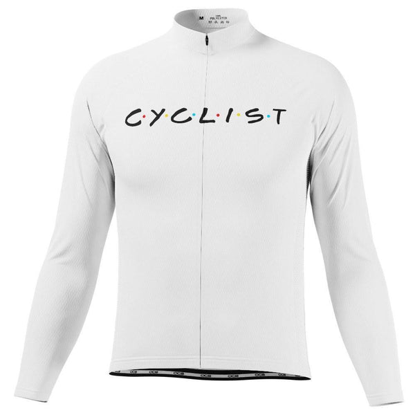 Men's Friends Cyclist Long Sleeve Cycling Jersey