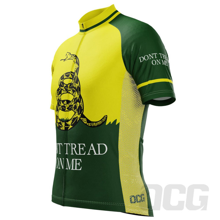 Men's Gadsden Flag Join or Die Historic Short Sleeve Cycling Jersey