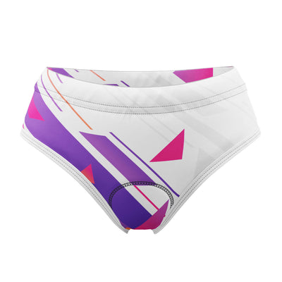 Women's Bold Purple Gel Padded Cycling Underwear