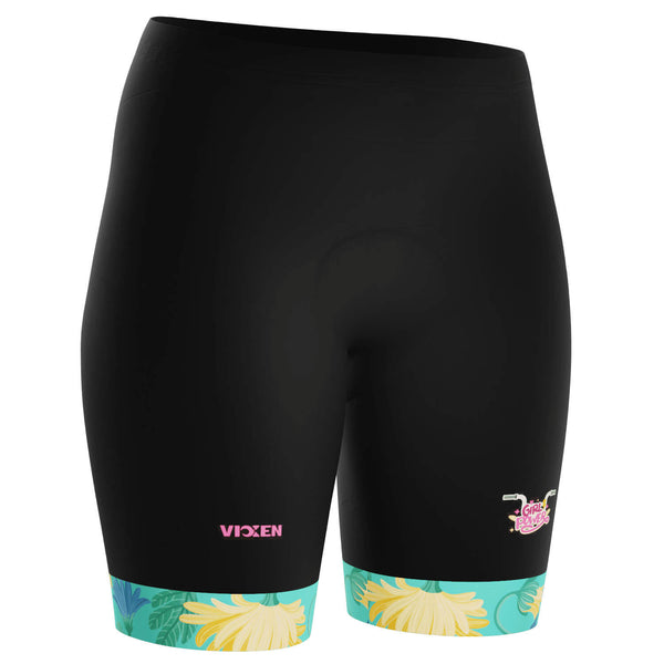 Women's Girl Power Series 1 Gel Padded Cycling Shorts